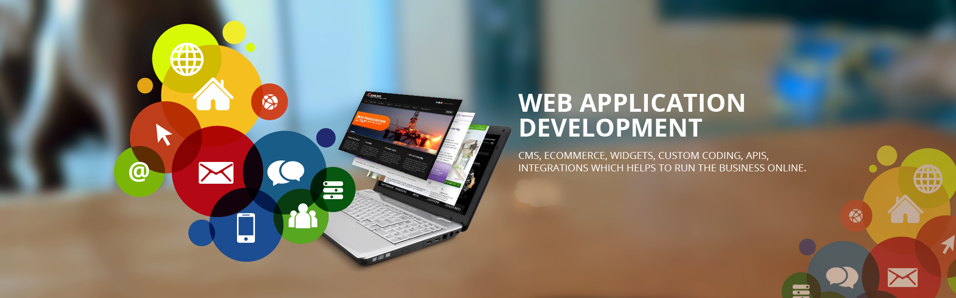 Web application development services in Nagpur company team working on custom software