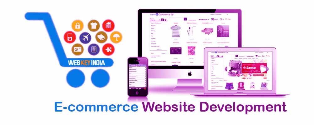 E-commerce website development services in Nagpur showing custom online store homepage design